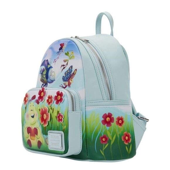 Loungefly Disney Pixar A Bug\'s Life Earth Day Mini Backpack Heimlich NWT main image 5
